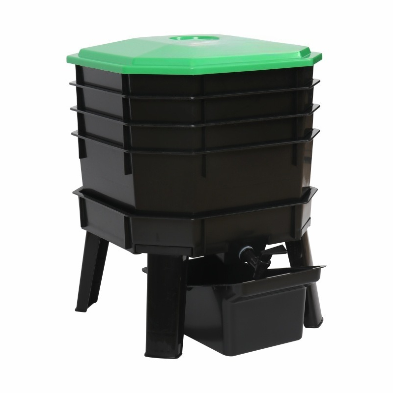 Compost Bin - Composter a Vermicompostaggio per Riciclo Rifiuti