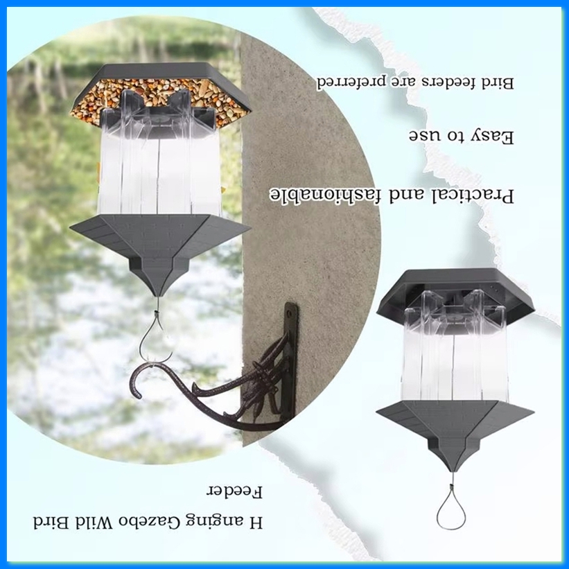 Gardening Hand Tools B&Q - Mangiatoia per Uccelli Selvatici a Gazebo,