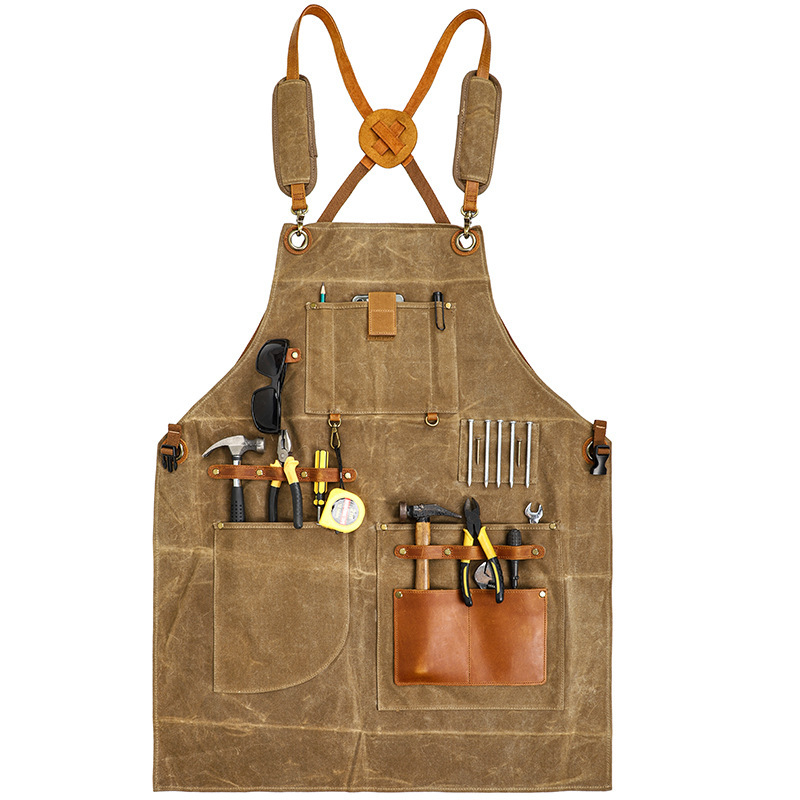 Gardening Tools Logo - Grembiule in tela cerata per l'industria