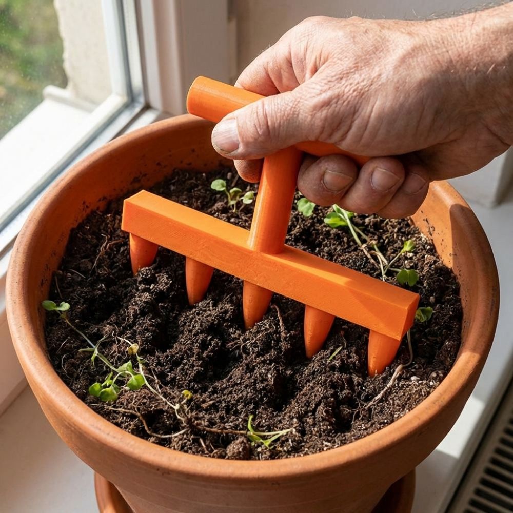Garden Row Marker - Attrezzo per Forare il Terreno in
