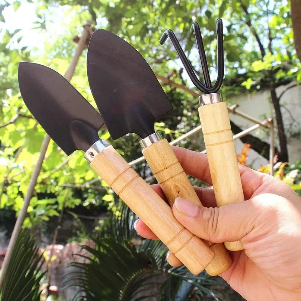 Gardening Tools Shop - Set di 3 Mini Attrezzi da