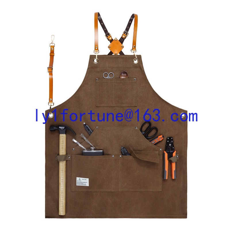 Gardening Tools Logo - Grembiule impermeabile in tela spessa, stampa