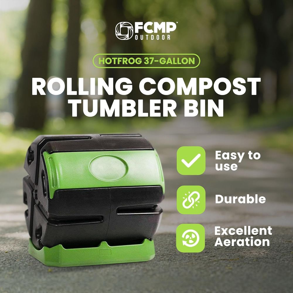 Compostiera Rotante da Esterno - Compost Bin recensione e prezzo