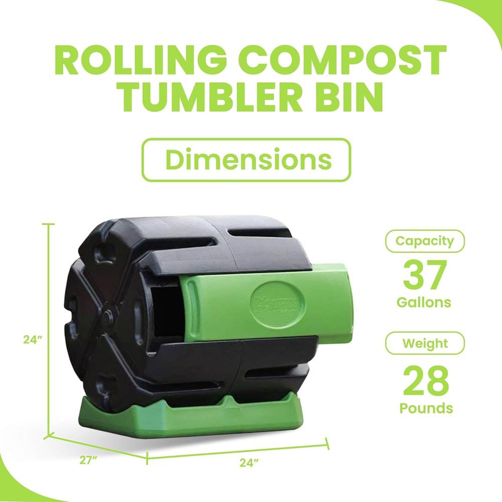 Compostiera Rotante da Esterno - Compost Bin recensione e prezzo