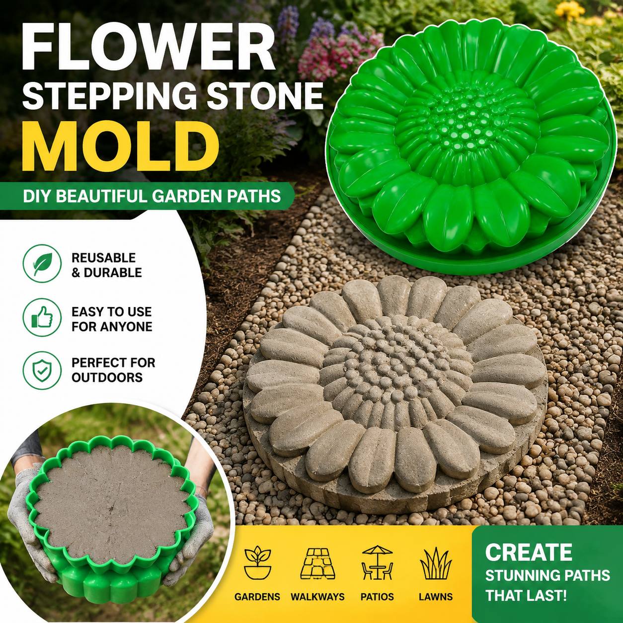 Set di Stampi per Pietre da Te - Gardening Tools Shop recensione e prezzo