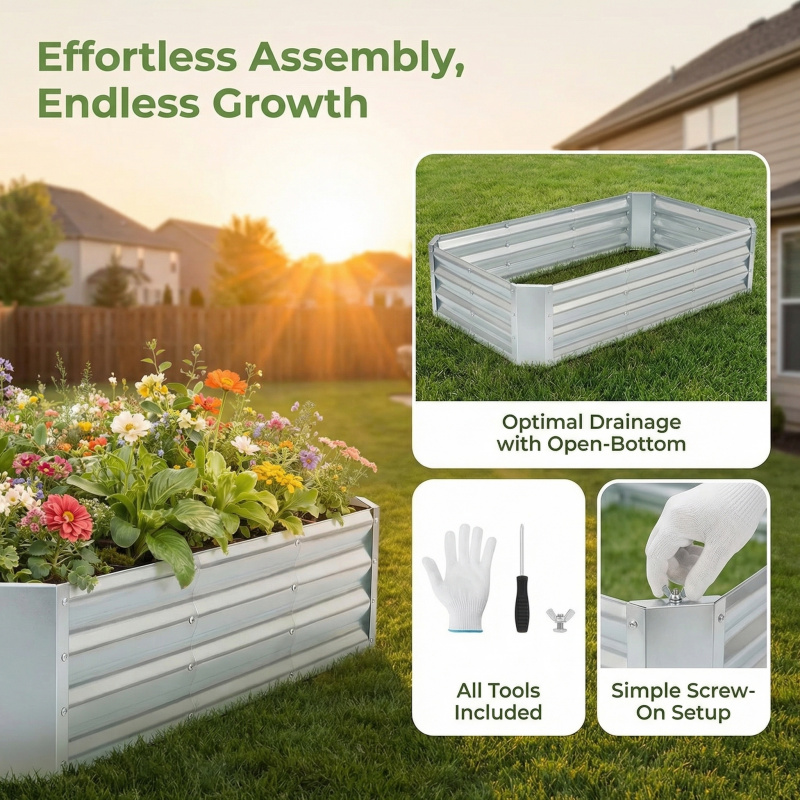Ampio kit per aiuole da giardi - Gardening Tools Box recensione e prezzo