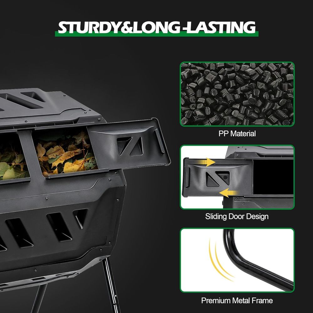 Compostiera Rotante da 43 Gall - Compost Bin recensione e prezzo