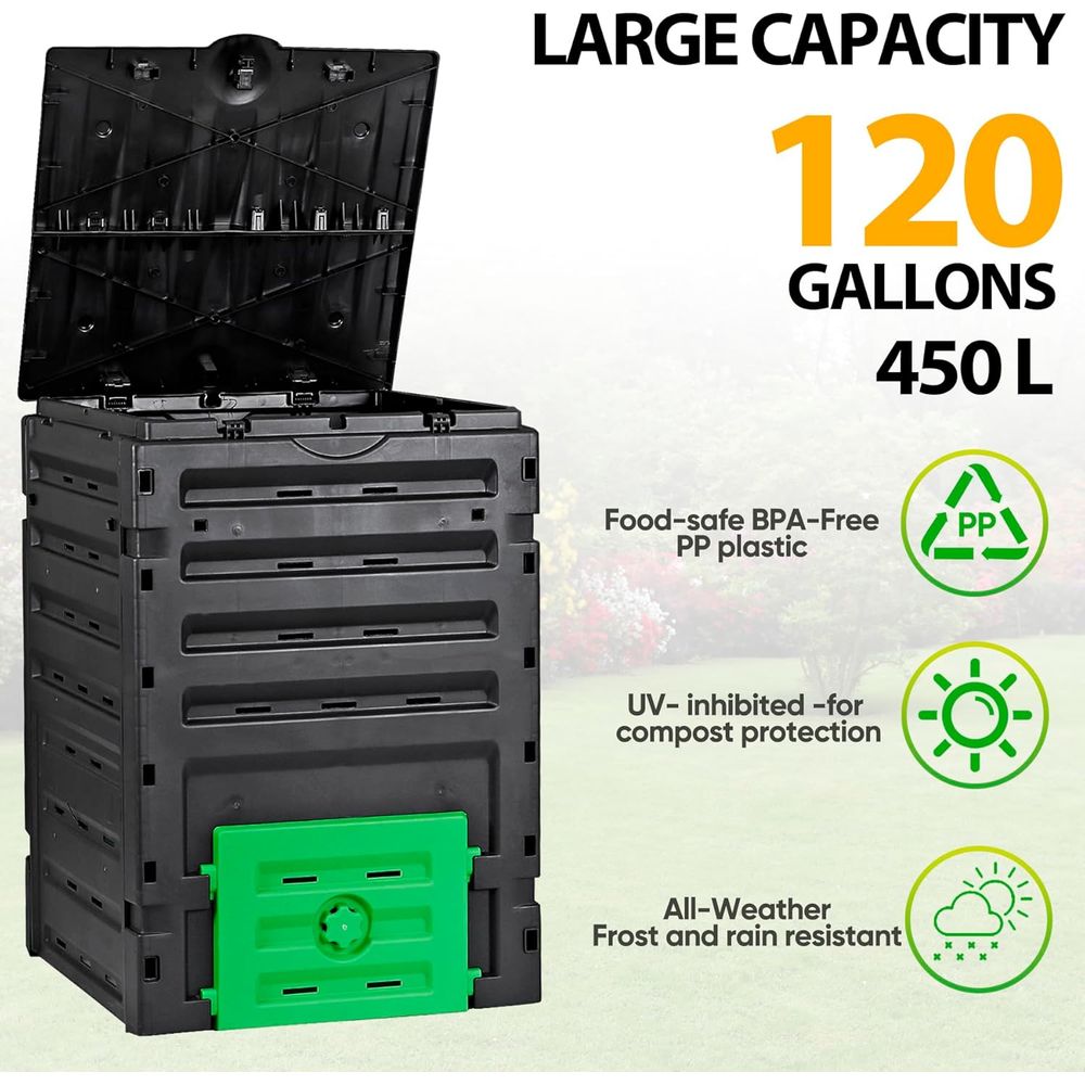 Compostiera da Giardino da 120 - Compost Bin recensione e prezzo