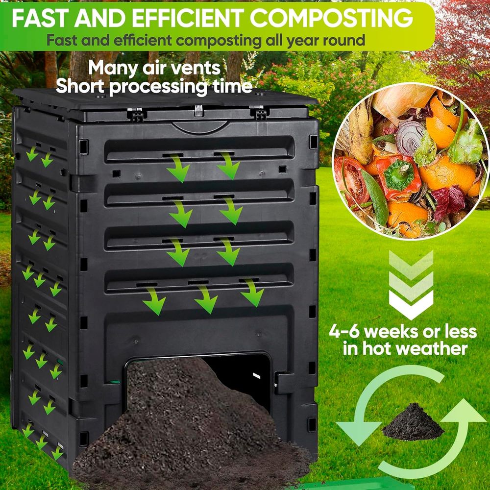 Compostiera da Giardino da 120 - Compost Bin recensione e prezzo
