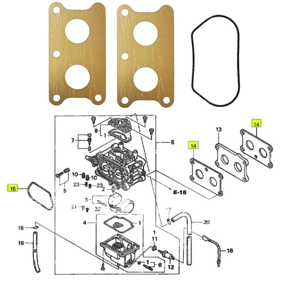 PER HONDA GXV530 GCV530 Kit di - Gardening Tools Shop recensione e prezzo
